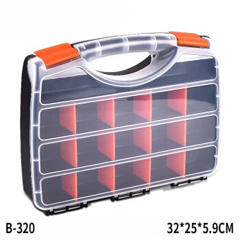 B-320 Plastic Organizer Box Portable plastic tool box Screw storage box