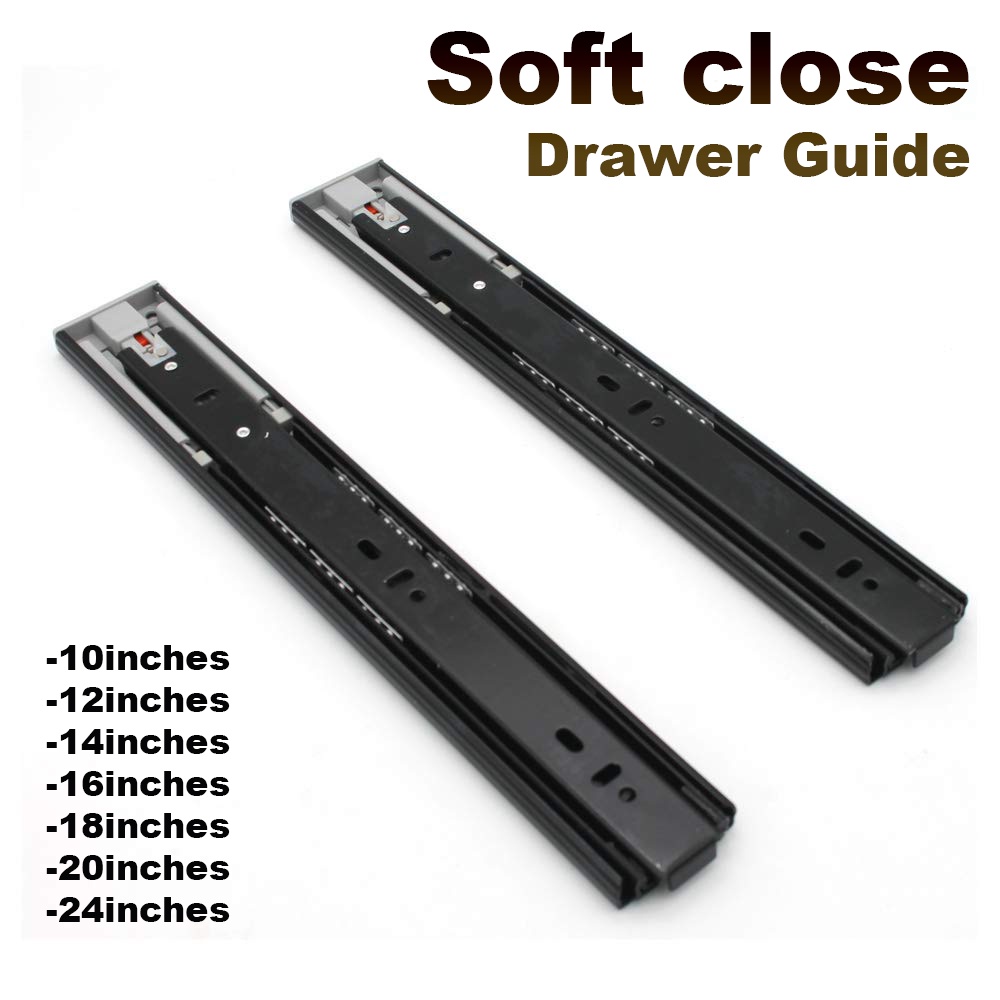 Pair Soft Close Full Extension Drawer Guide | Shopee Philippines