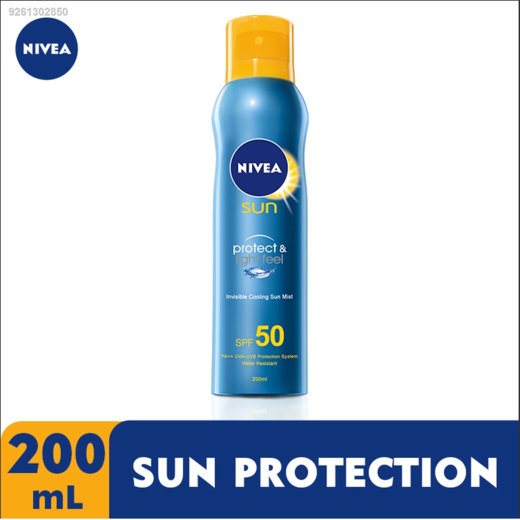 Suncreennivea Sun Protect And Refresh Spray Spf50 200ml Shopee Philippines 5458