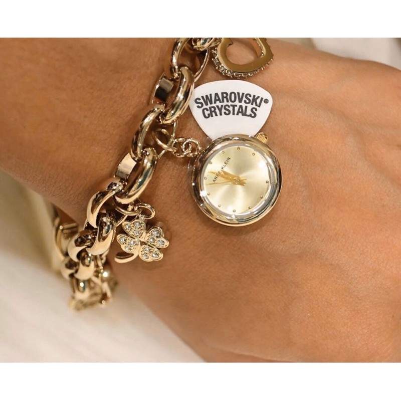 Anne klein bracelet hot sale watch charm