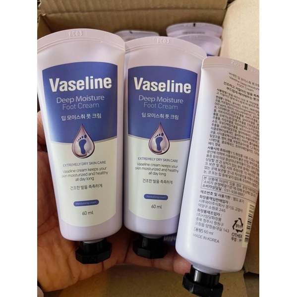 Vaseline Deep Moisture Foot Cream 60 ml Shopee Philippines