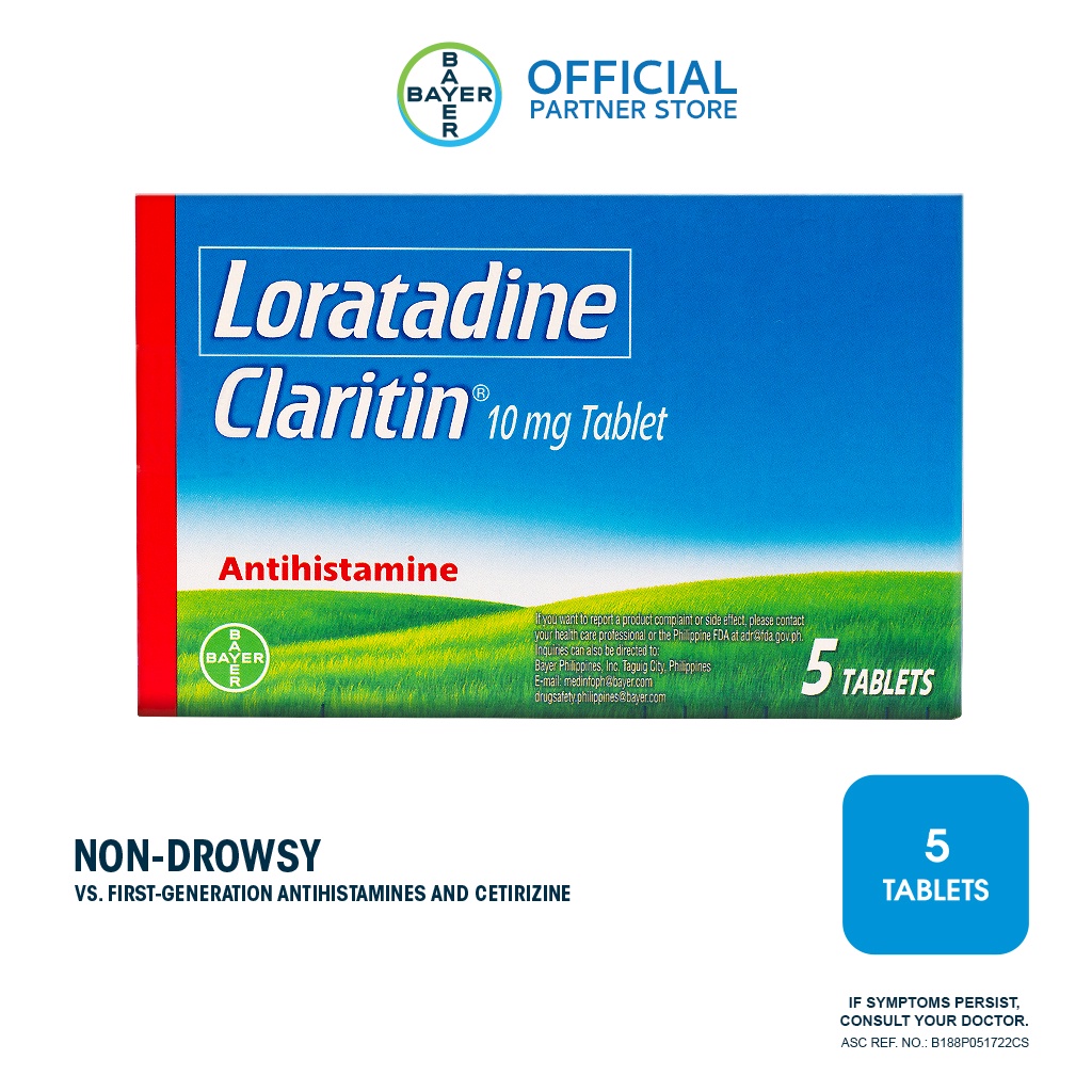 Claritin Loratadine 10mg Tablet Shopee Philippines