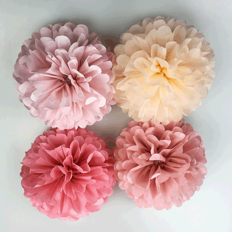 DIY 3D flower handmade origami paper flower ball paper flower