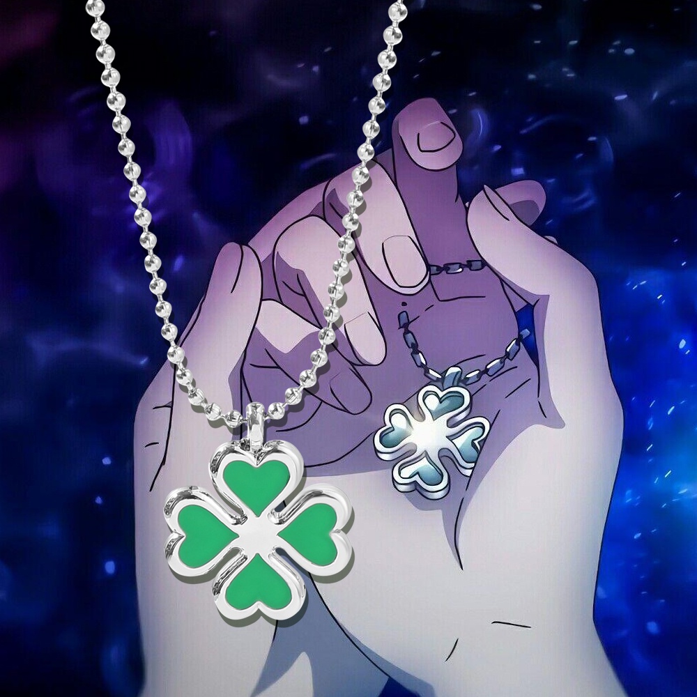 Anime Tokyo Revengers Hinata Tachibana Necklace Four Leaf Clover Pendant  Necklace for Women Girls Choker Jewelry | Shopee Philippines