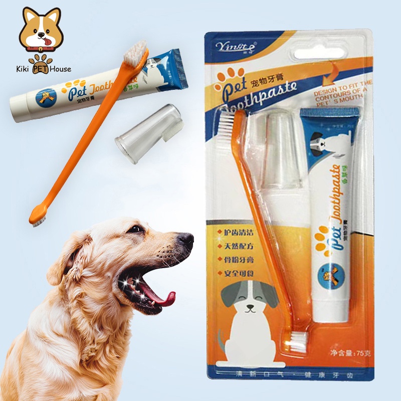 Dog Toothbrush Toothpaste Pet Toothbrush for Cat Toothbrush with
