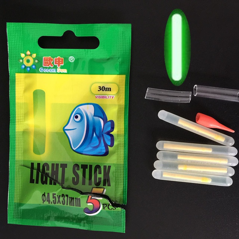 50 pcs Outdoor Night Fishing Gadgets Special Luminous Glow Stick Small  Fishing Gear
