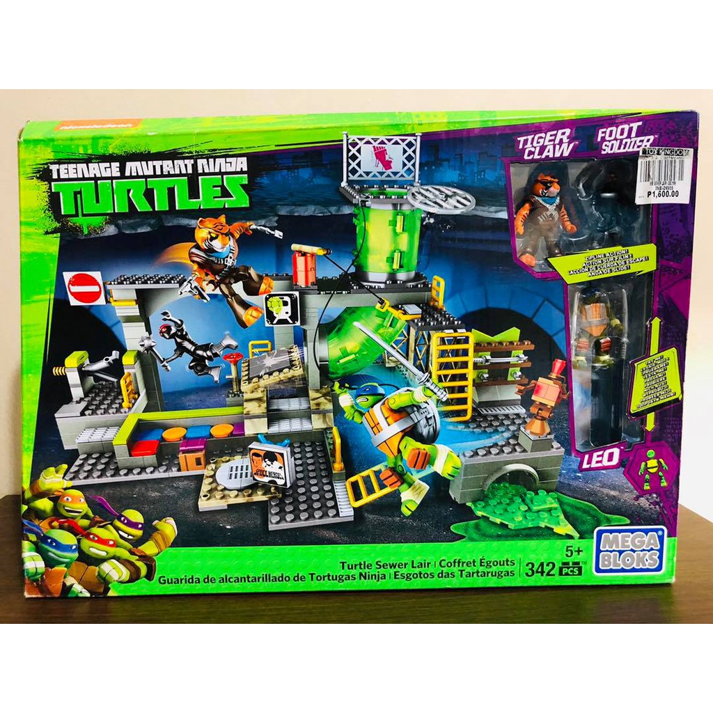 Teenage Mutant Ninja Turtles Turtle Sewer Lair Building Set (big box ...