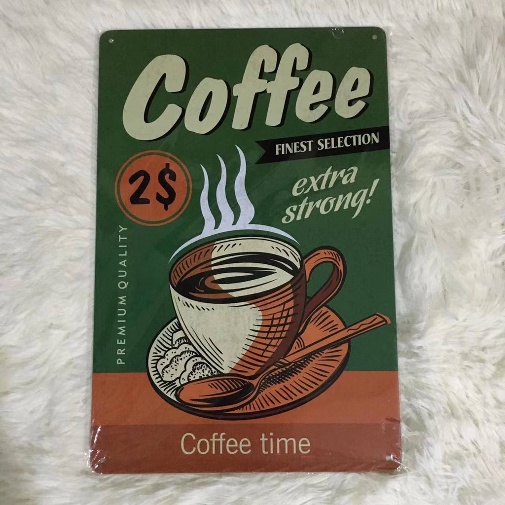 SK Mixes Coffee Theme Creative Metal Tin Sign Gallery Poster Vintage ...