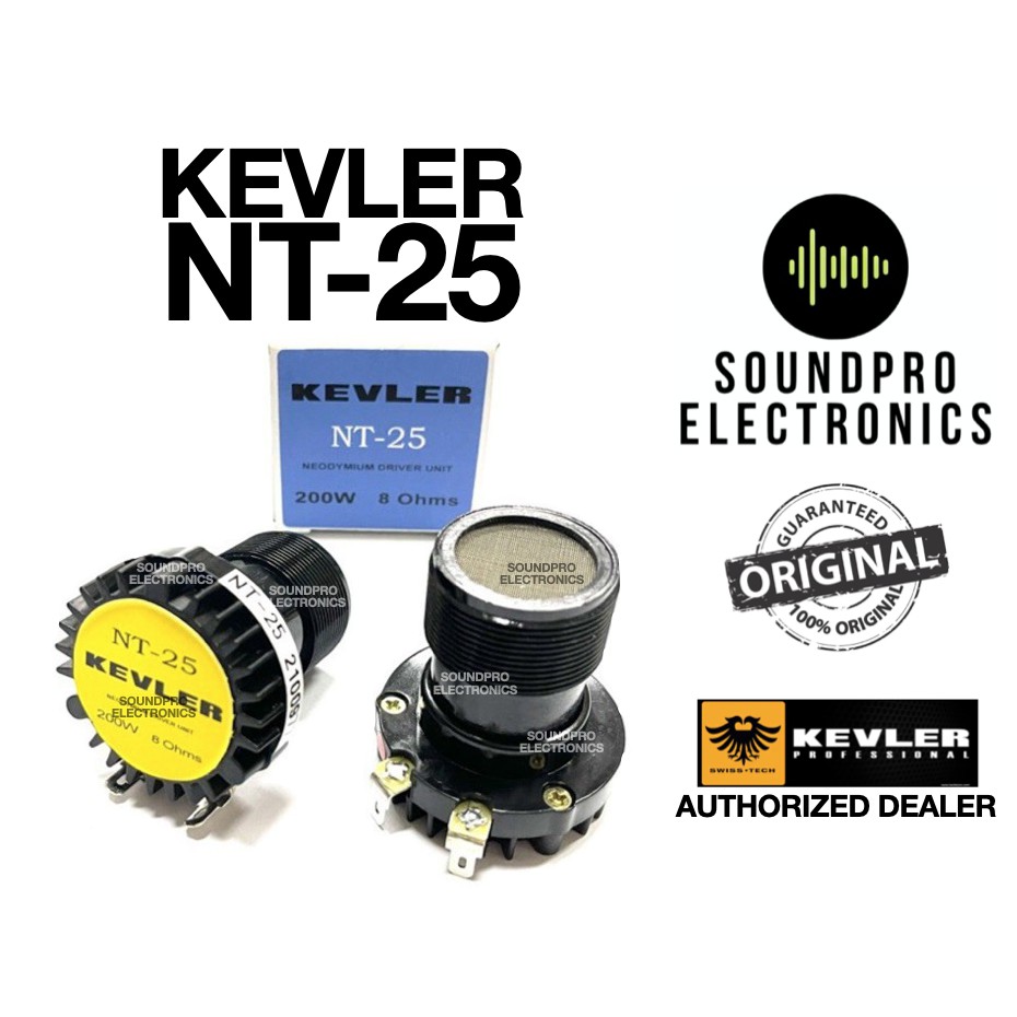 Kevler NT-25 Neodymium Compression Driver 200watts 8 ohms FREE ...