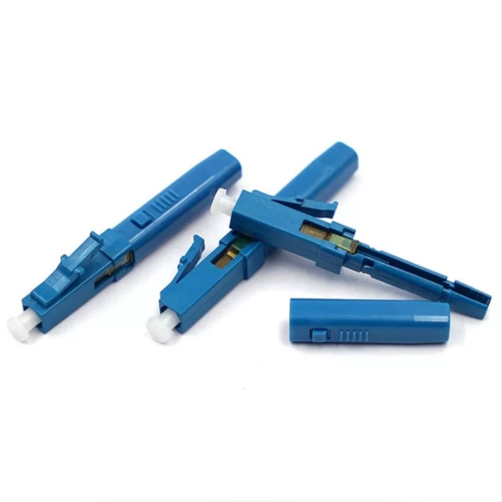 10PCS LC Embedded type FTTH Fiber Optic Fast Connector LC UPC Fast ...