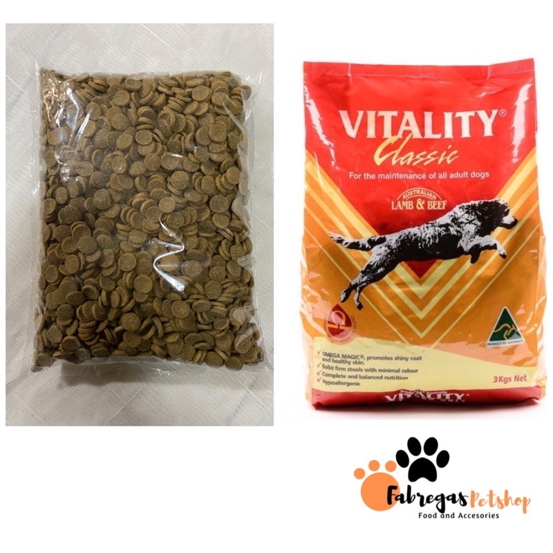 Vitality adult shop dog food