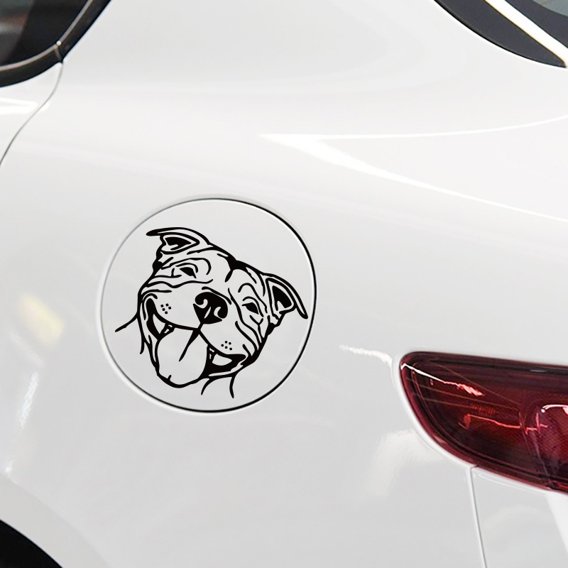 SMILING STAFFY Car Decal Lovely Stickers Funny SUV Window Decor Car ...