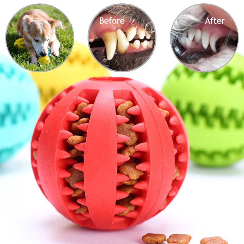 5CM 6CM 7CM Toys for Dogs Ball Interactive Toy Dog Chew Toys Tooth