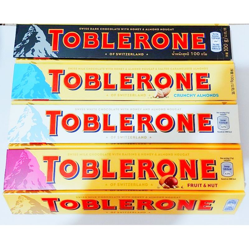 Toblerone Assorted Flavor 100g Shopee Philippines