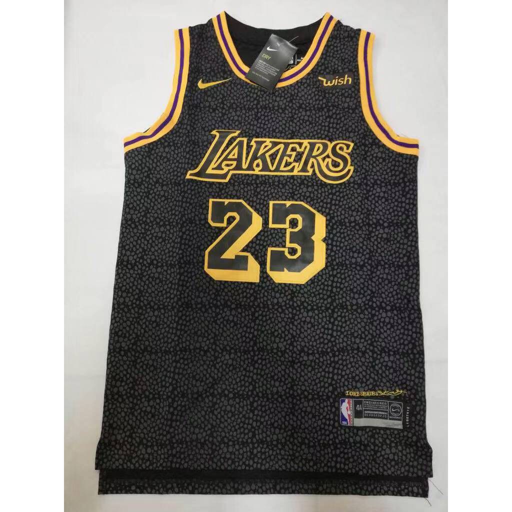 Black Lakers Jersey Lebron James #23