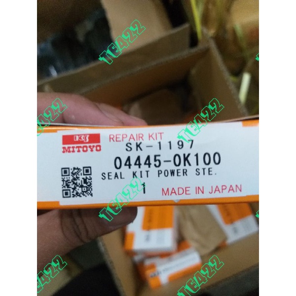 Power Steering Repair kit for Toyota Innova "2000up" Made in japan