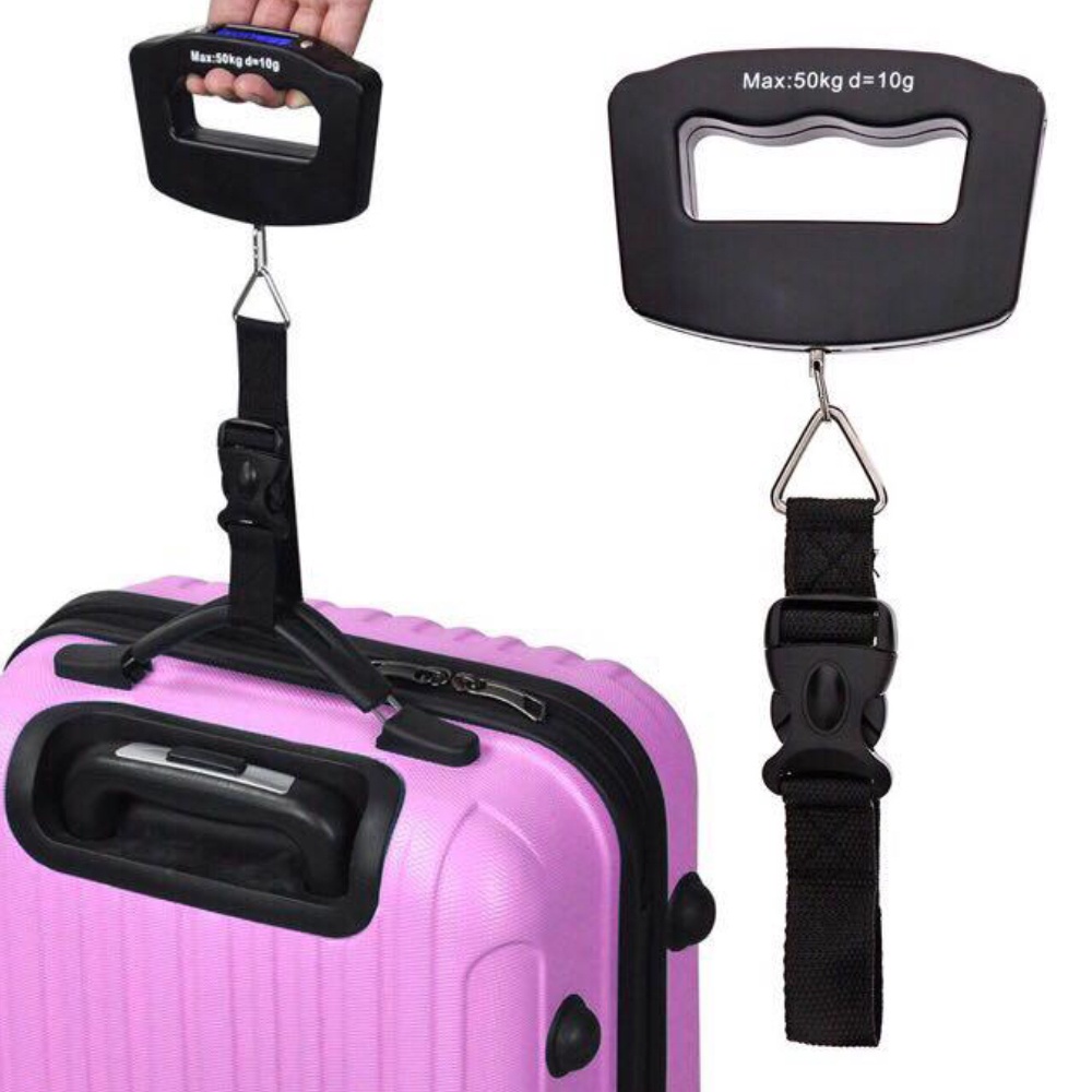 Electronic Digital Luggage Weighing Scale Travel Weighing Hanging