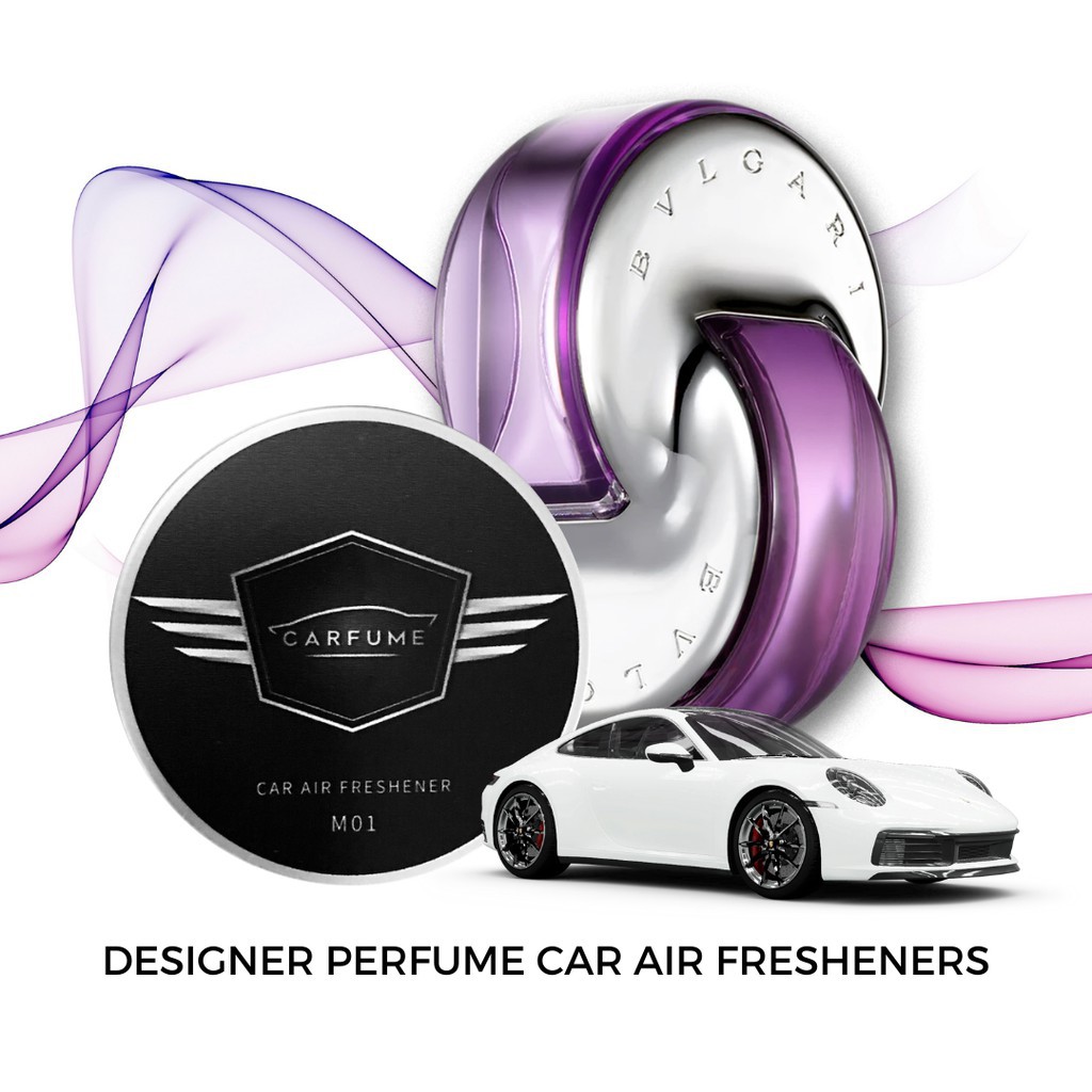 bathroom freshener home fragrance Carfume Bulgari Omnia Amethyste Designer  Perfume Car Air Freshener
