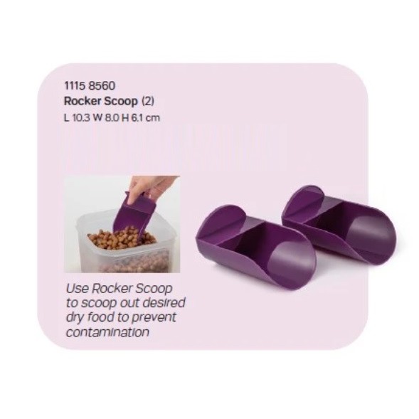 Tupperware Rocker Scoop (1pc) BPA Free Plastic Food Scoop | Shopee ...