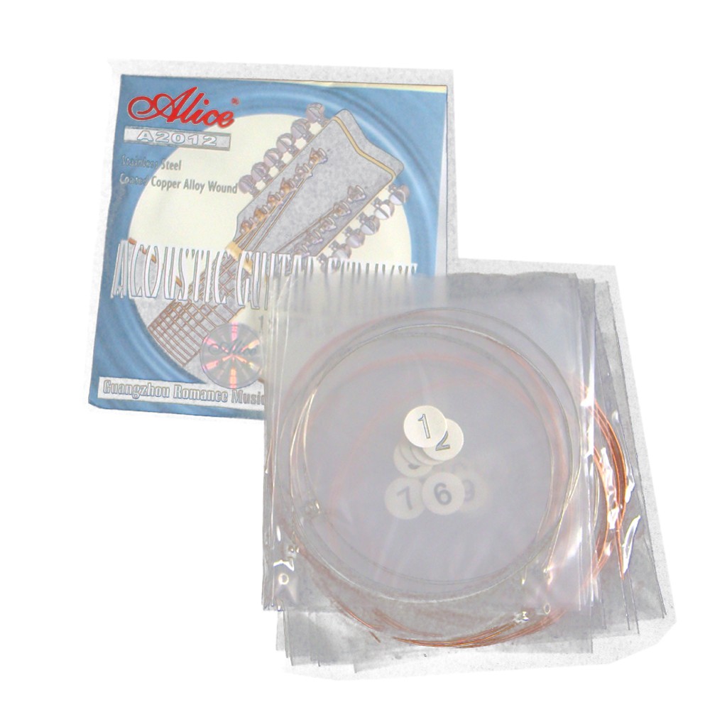 Copper Wound 12 String Acoustic Guitar Strings Set | Shopee Philippines