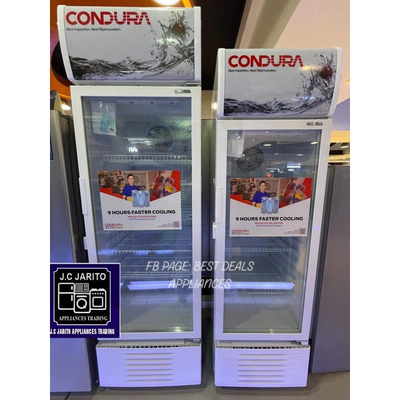 Condura chiller with deals freezer