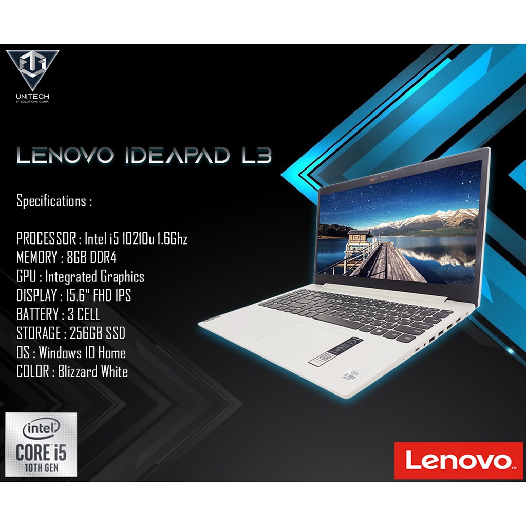 Lenovo IdeaPad L3 15IML05 Intel Core i5 10th Gen 15.6-inch Full HD