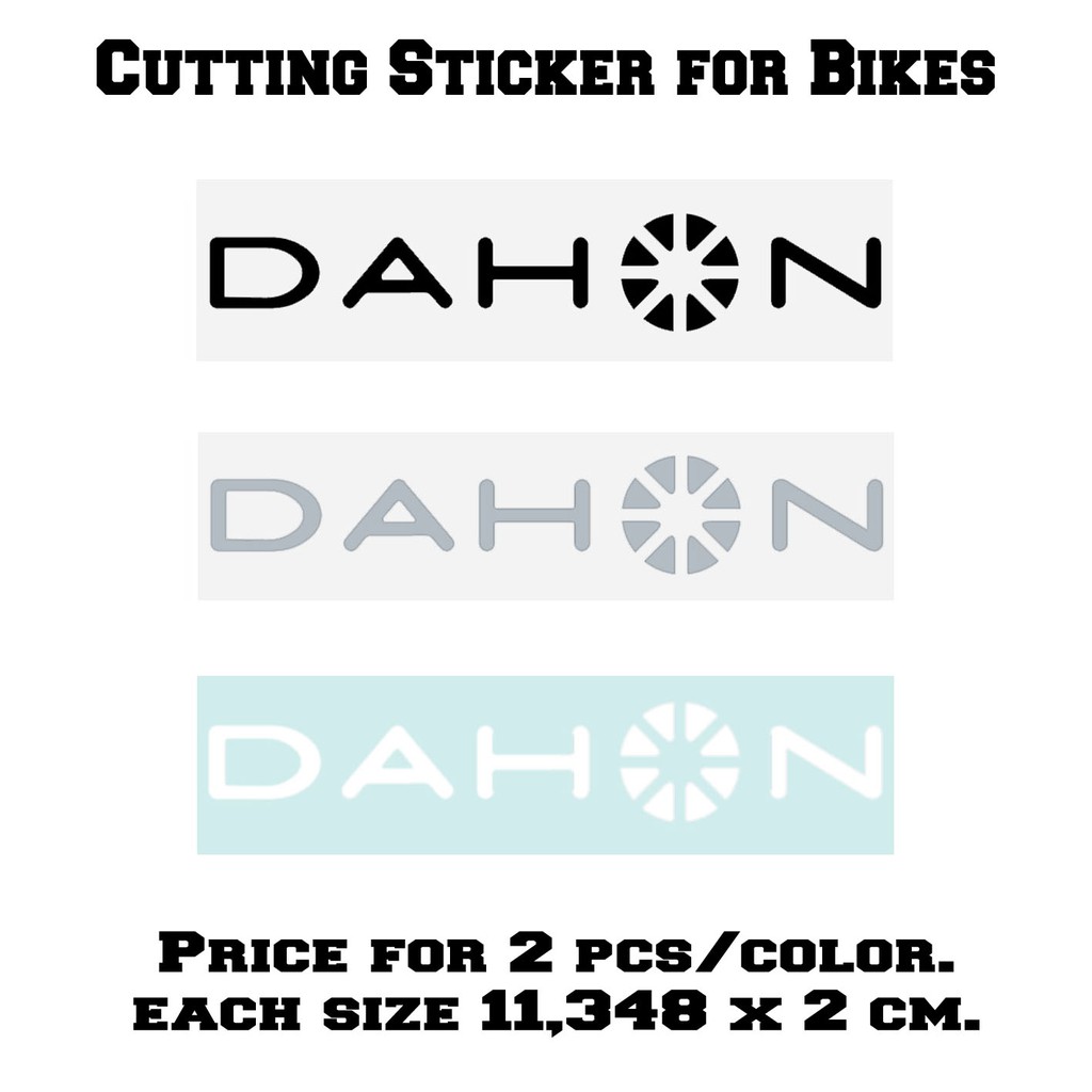 Dahon decals shop