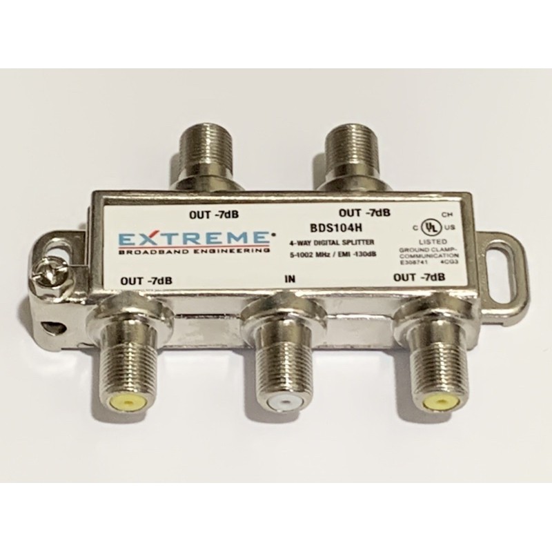 EXTREME TV Broadband 1Ghz 4 Way Digital Splitter Heavy duty | Shopee ...