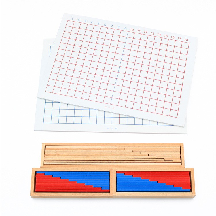 Montessori teaching materials addition and subtraction set shopee