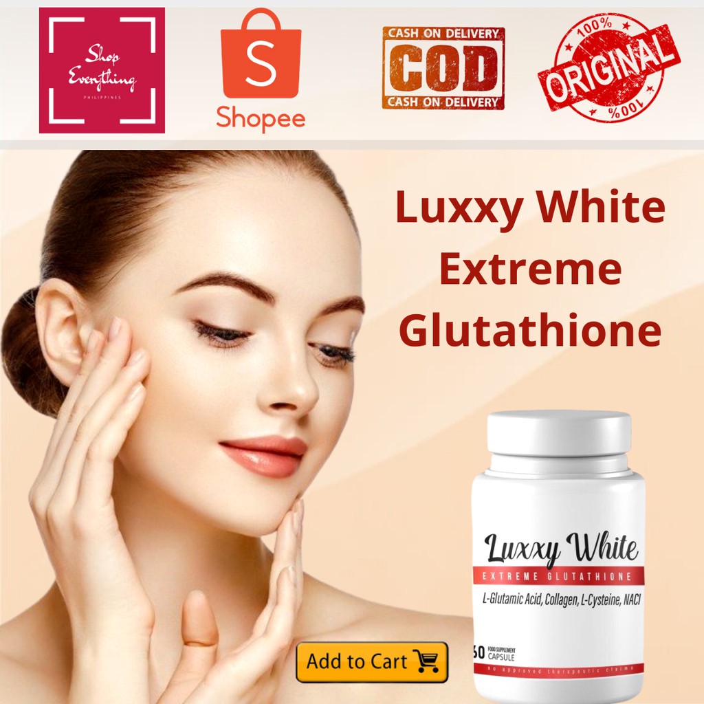 Luxxy White Extreme Glutathione Skin Whitening and Brightening