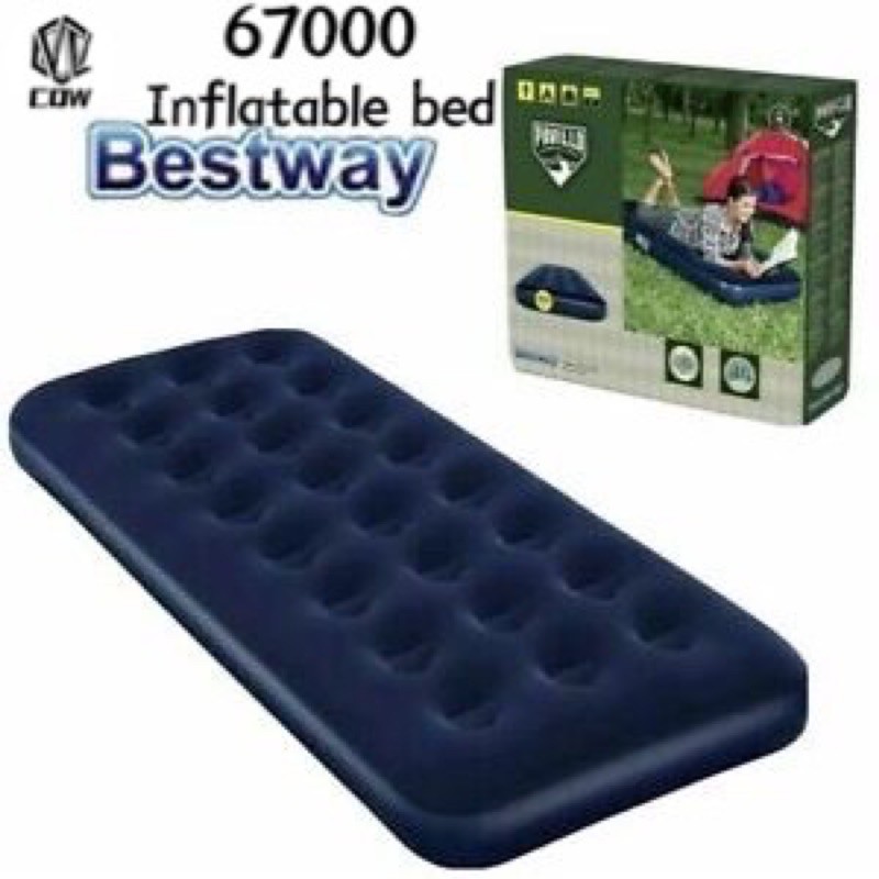 CQW Bestway Single Person 67000 Inflatable Air Bed (PUMP NOT INCLUDED