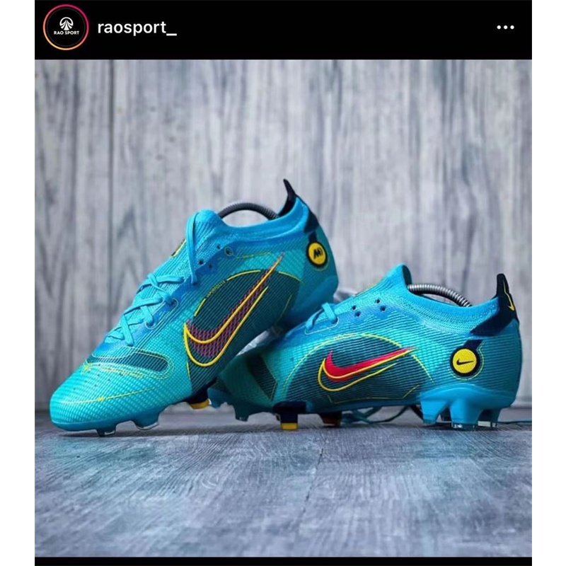 Kasut Bola Sepak Nike outdoor football shoes Mercurial Superfly 8 Elite FG CR7 Ronaldo Men's Red 