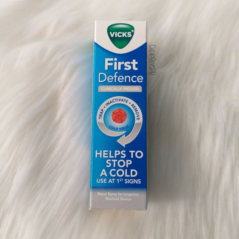 Vicks First Defense Nasal Spray 15mL Shopee Philippines