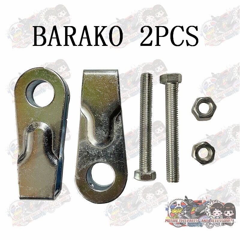 LJ Motorcycle Chain Adjuster Left and Right Set for Barako 175(2pcs ...