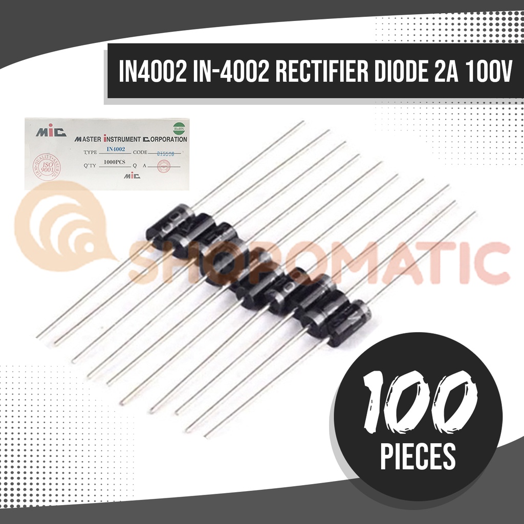 thumbnail image 2 of Diode, 100Pcs 1N4007, High Voltage Rectifier Diode, Rectifying Diode, Electronic Diodes, 1000V 2 of 9