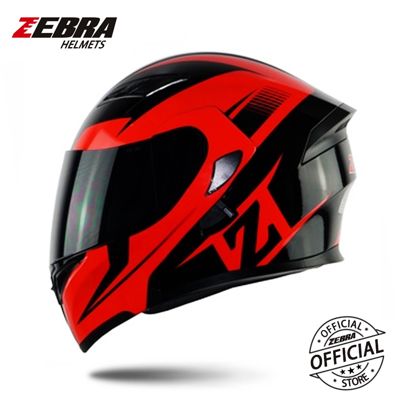 Zebra best sale helmet store