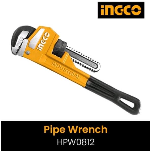 Pipe Lock INGCO HPW0812 12 "Drat Pipe Wrench Heavy Duty 12 Inch Open