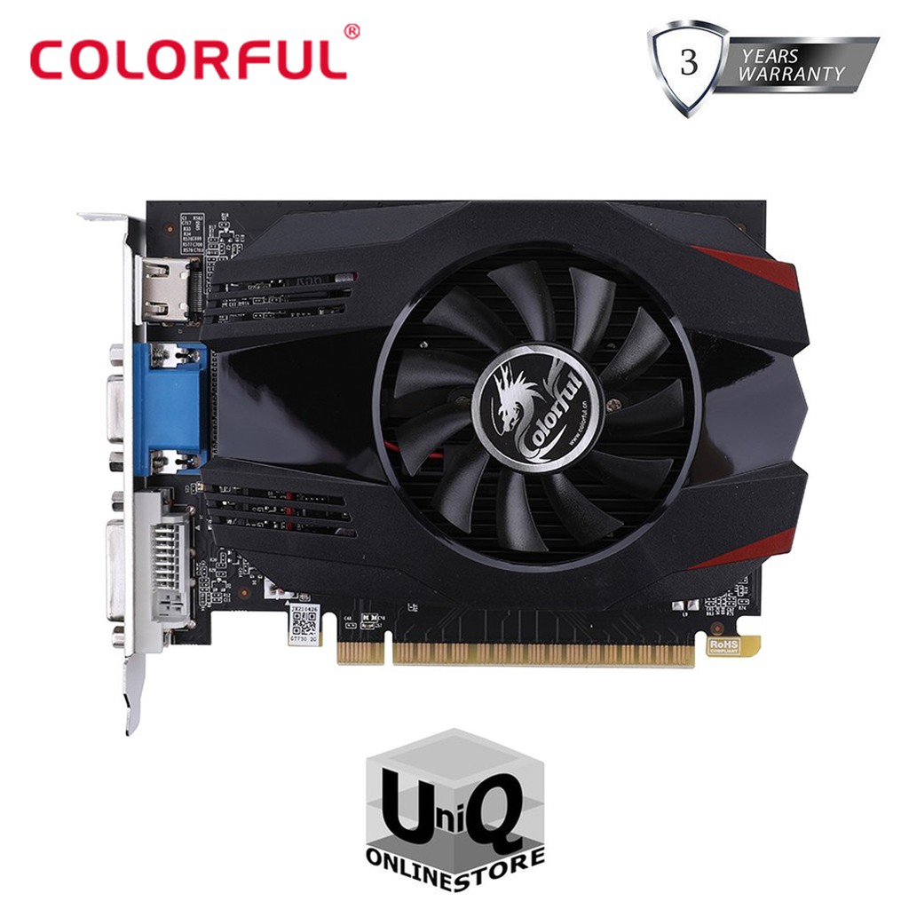 Colorful GeForce GT730K 2GD3-V 2GB GDDR3 Graphics Card | Shopee Philippines