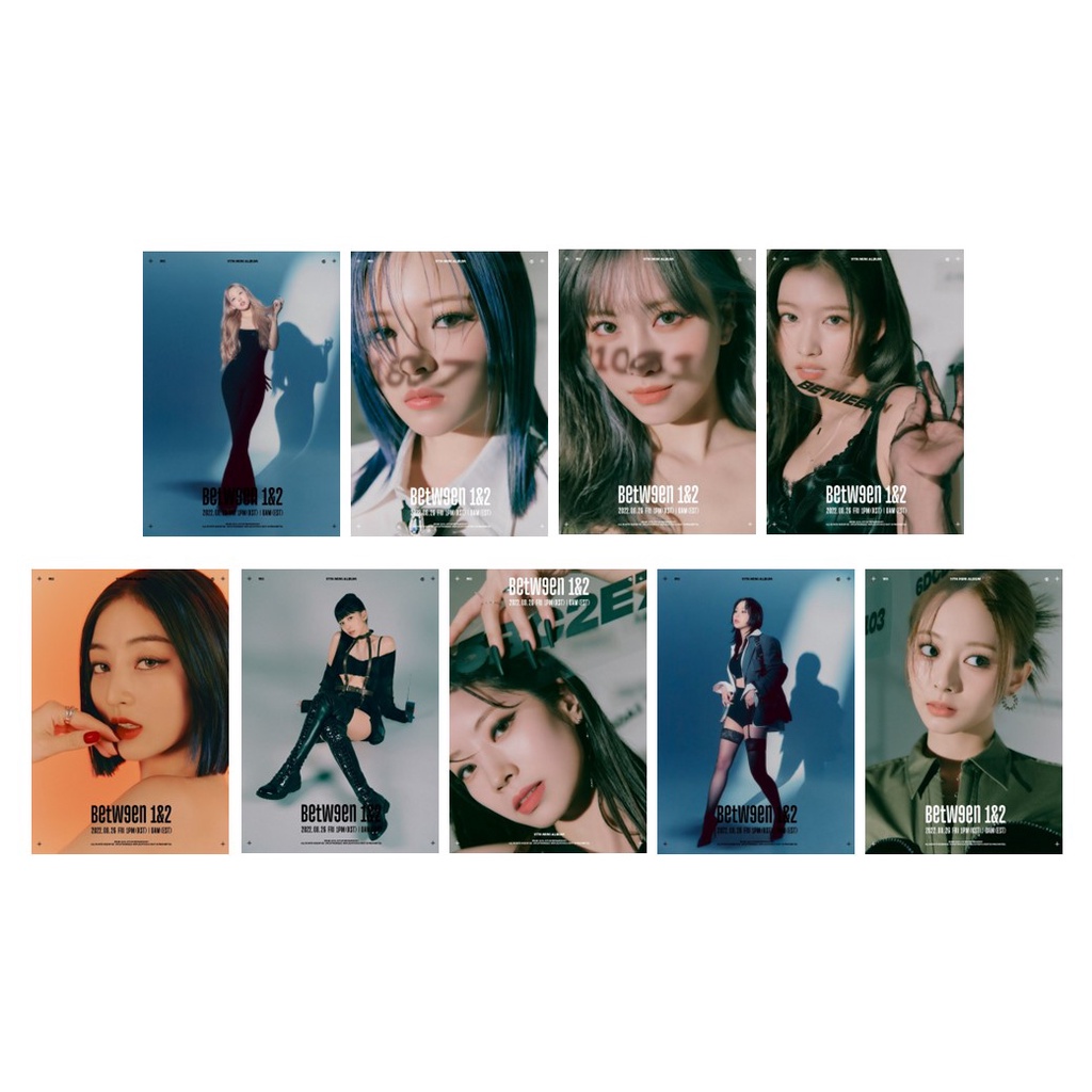 Twice Between 1&2 Poster / Twice Between 1&2 Posters CONCEPT 1 with ...