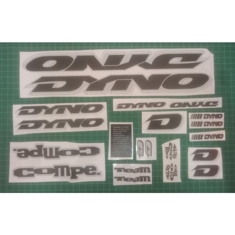 BMX Dyno Compe Team Decal Transparent Printed Sticker | Shopee Philippines