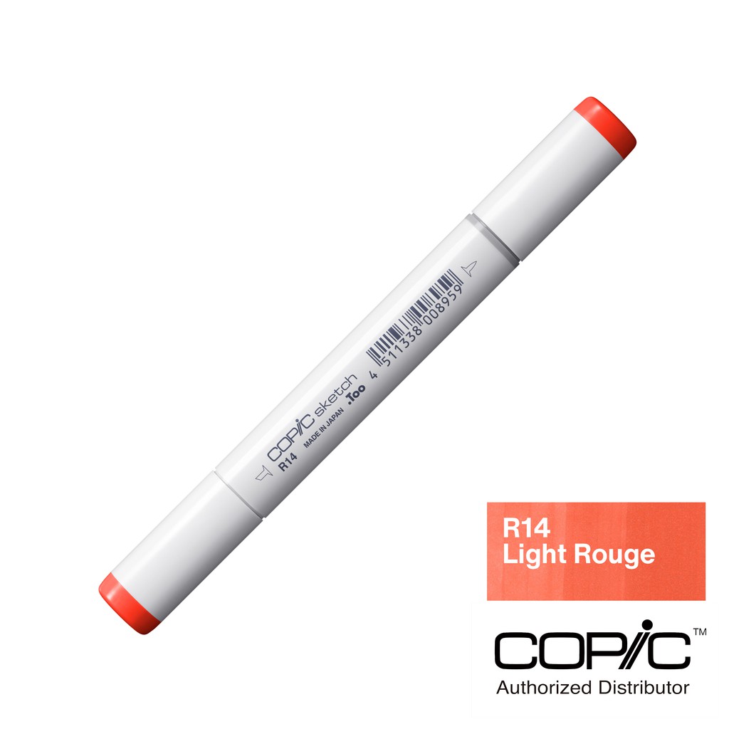 Copic R14 R14 Copic Sketch Marker Light Rouge — Violeta Ink