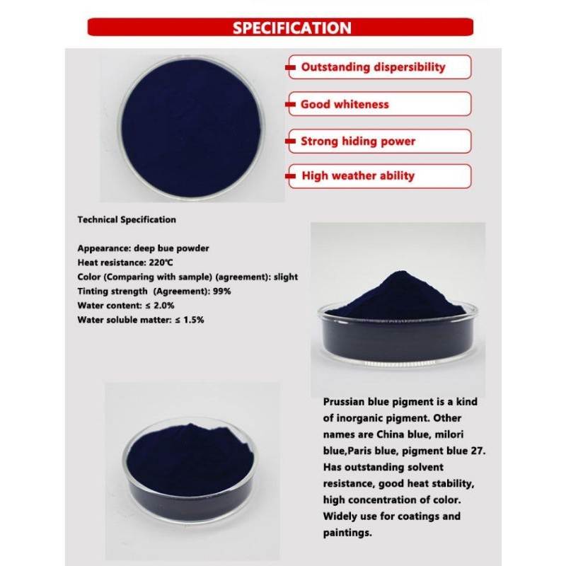 Prussian Blue pigment PB27 | Shopee Philippines