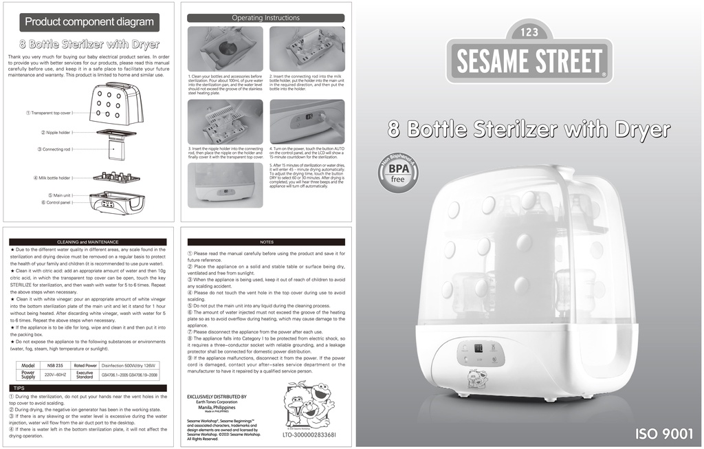 Sesame beginnings hot sale sterilizer