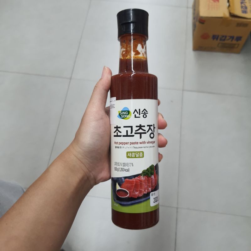 Korean Hot Pepper Paste Seasoning With Vinegar Chogochujang Cassong 500