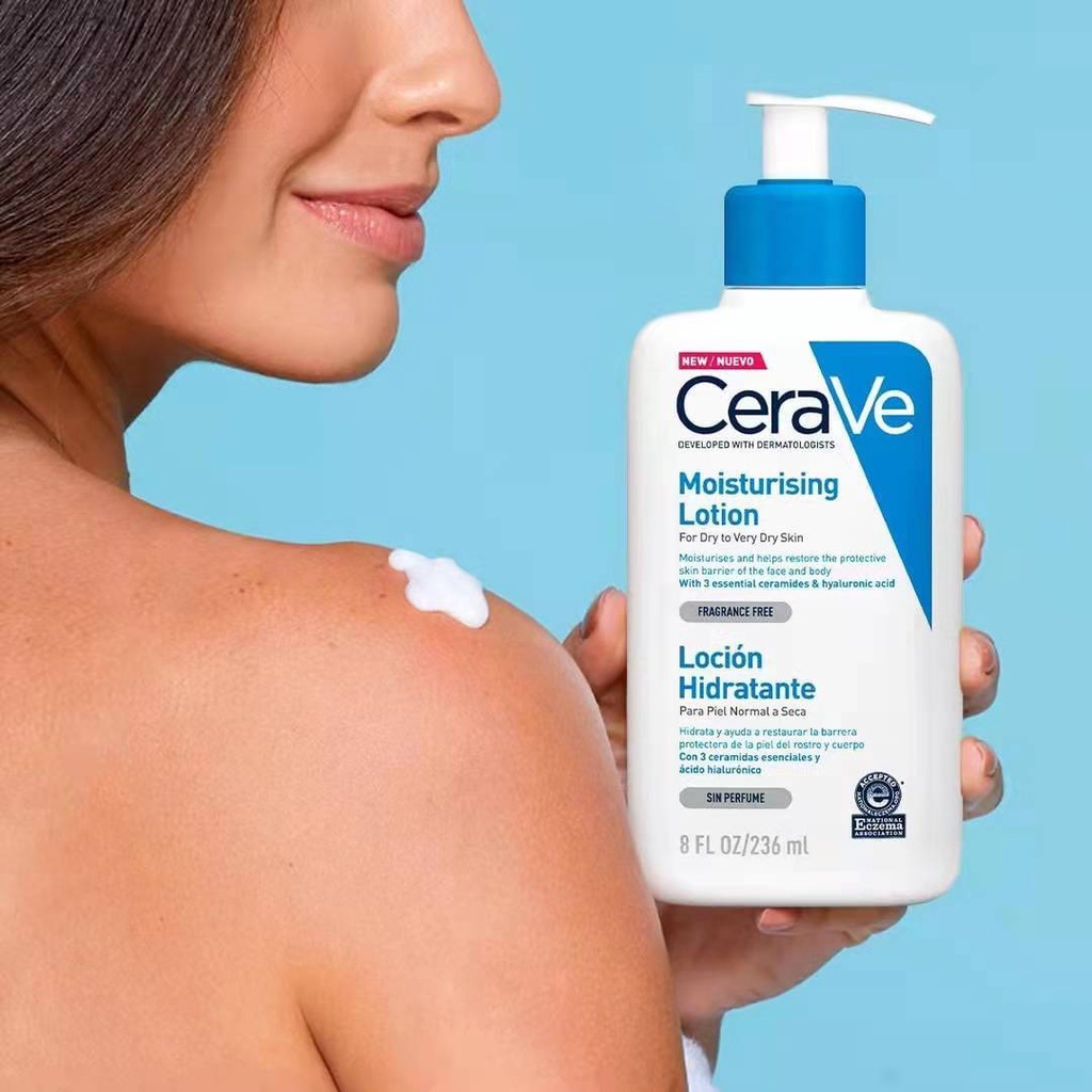 CeraVe Moisturizing Cream Body Lotion Whitening Long Lasting 