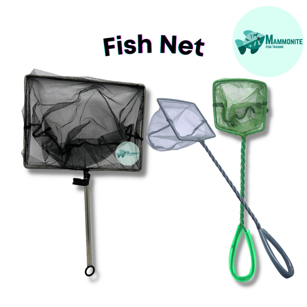 Fish Net For Aquarium Tank Catch Scoop Fresh and Salt Water | Shopee ...