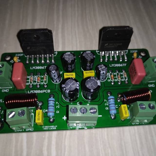 Lm3886 stereo kit gainclone power amplifier | Shopee Philippines