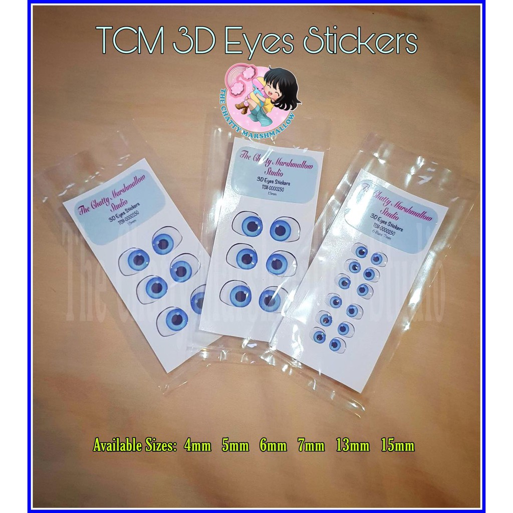 TCM Resin Eyes Stickers For Candies | Shopee Philippines