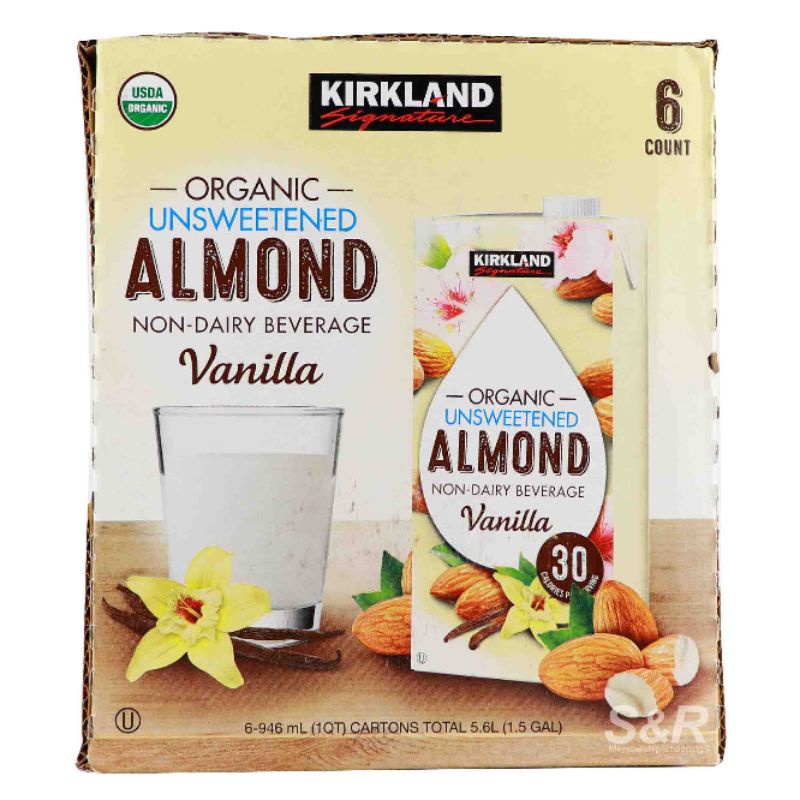 Kirkland Signature Organic Unsweetened Almond NonDairy Beverage
