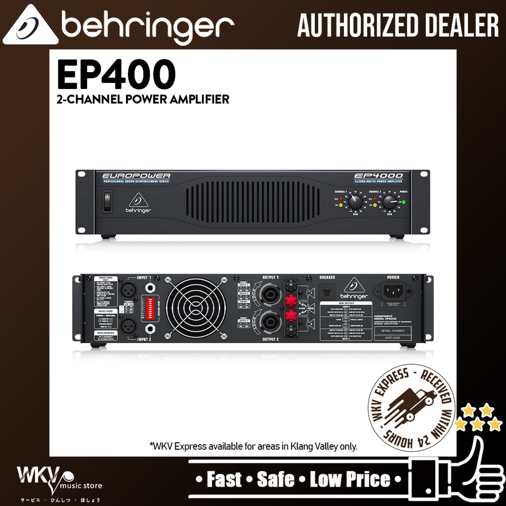 available**Behringer Europower EP4000 2channel Power Amplifier B8UD